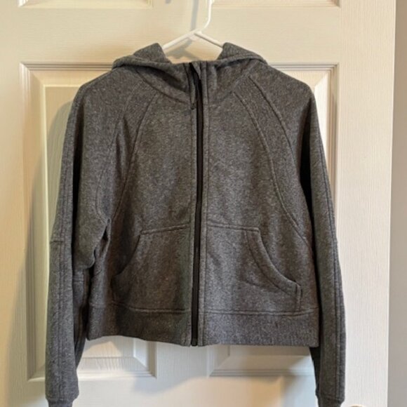 NWOT Lululemon Scuba Oversized Full-Zip Hoodie Dark Gray - Picture 6 of 6